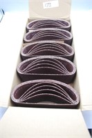 25 pc 3 x 18" 36 grit Sanding Belts