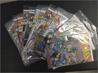 X-Men comics and Cyclops trading card