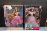2 NIB Collector Barbies, Wizard of Oz, Nutcracker