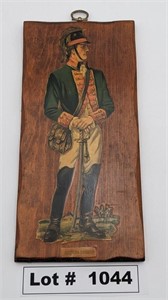 VINTAGE FREDERIC ELMIGER WALL PLAQUE OF AN AMERICA