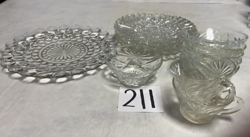 Bubble Clear Dinner Plate Anchor Hocking