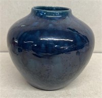Pottery Vase Marked AD, '34 (Hand-made)