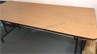 Bowden Table 6’ x 30” with metal frame
