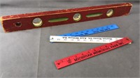 Wood Level& Folding Wood Measuring Stick