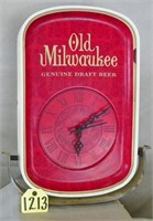 Old Milwaukee Genuine Draft Clock