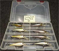 (8) Lucky Craft Bevy Shad Fishing Lures / Baits