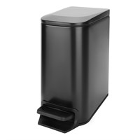 Cesun Small Bathroom Trash Can with Lid Soft