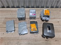 Set of 7 Electrical Boxes