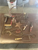 Metal Tools & Basket