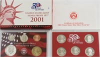 2001 SILVER PROOF SET