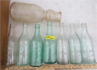 7 old Lorain & 1 Vermilion Ohio bottles