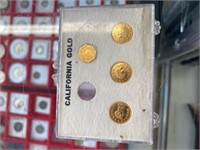 SET OF 4 CALIFORNIA GOLD PIECES