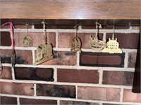 Colonial Williamsburg Brass Ornaments - 15