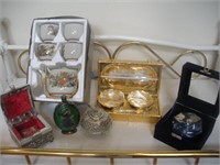 Tea Set and Assorted Decorative Items