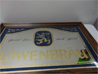 Lowenbrau Beer Mirror - New Old Stock
