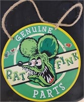 Genuine Rat Fink Parts Sign