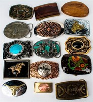 Lot Vintage Collection Western Style Belt Buckles