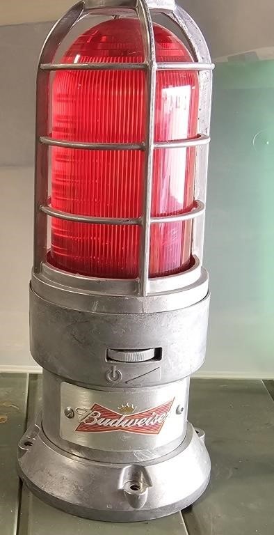 Budweiser light. Not tested 12 "h metal