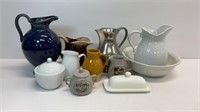 Assorted pitchers- (2) are McCoy