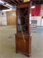 Feather Mahogany Corner Cabinet