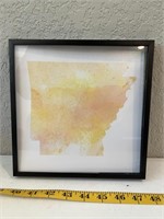 State of Arkansas Framed Art