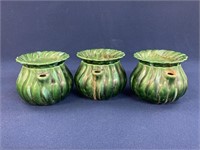 (3) 5 1/2” African Violet Pottery flower pots
