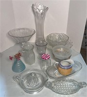 LARGE LOT OF CRYSTAL GLASSWARE