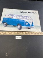 VW Bus Metal Sign