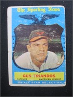 1959 TOPPS #568 GUS TRIANDOS AS HIGH NUMBER