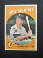 1959 TOPPS #368 DON MUELLER WHITE SOX
