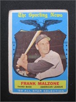 1959 TOPPS #558 FRANK MALZONE HIGH NUMBER
