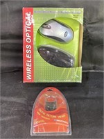 NIB Wireless Optical Mouse & Digital Picture