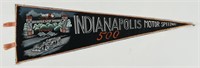 Vintage Indianapolis 500 Cloth Pennant