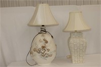 2 Table Lamps with Shades