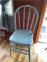 Antique painted chair 32"h