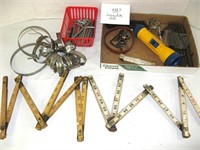 Folding Rules, Hose Clamps, Misc.