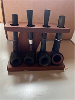 PIPE RACK WITH 4 PIPES