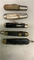 5 Vtg. Pocket Knives