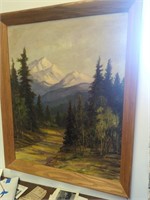 Dave Stirling painting of Berthoud Pass, Colorado