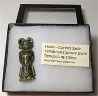 Hand carved jade Hongshan Culture style Republic