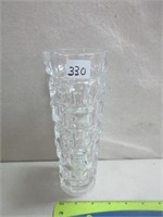 HEAVY GLASS VASE