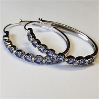 $500 S/Sil Tanzanite Earrings