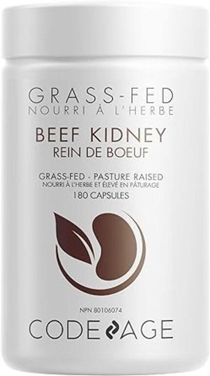 (U) Codeage Grass Fed Beef Kidney Supplement - Fre