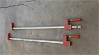 2 - 46" Bessey Bar Clamps