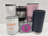 Lot of stainless cups