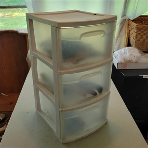 3-Drawer Storage Cabinet w/ Gardening Tools