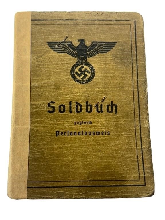 A German Wehrmacht Soldbuch. Very Delicate