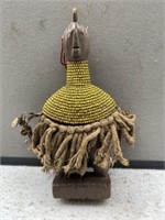 Beaded African Art Fertility Doll