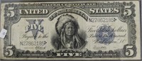 1899 5 $ SILVER CERTIFICATE VF30