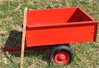 STEEL LAWN AND GARDEN CART - TIRES NEED AIR